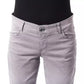 BYBLOS Gray Cotton Women Pants