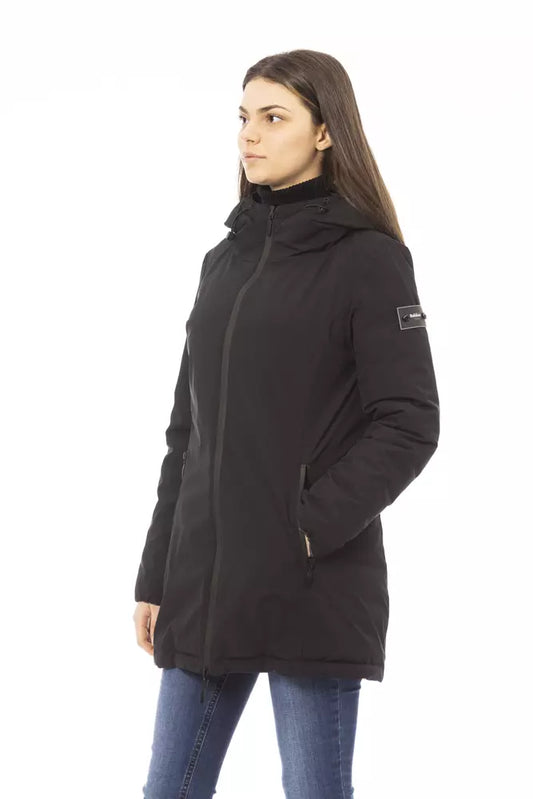 Baldinini Trend Black Polyester Women Jacket