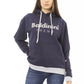 Baldinini Trend Blue Cotton Women Hoodie