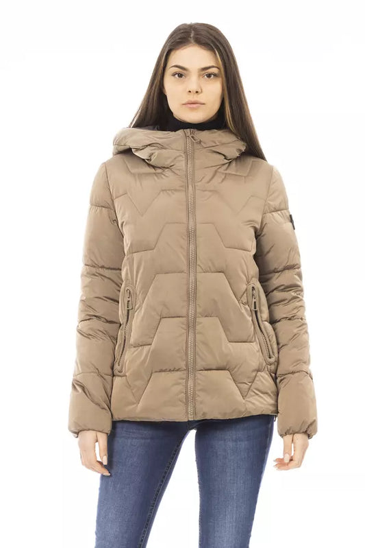 Baldinini Trend Beige Polyester Women Jacket