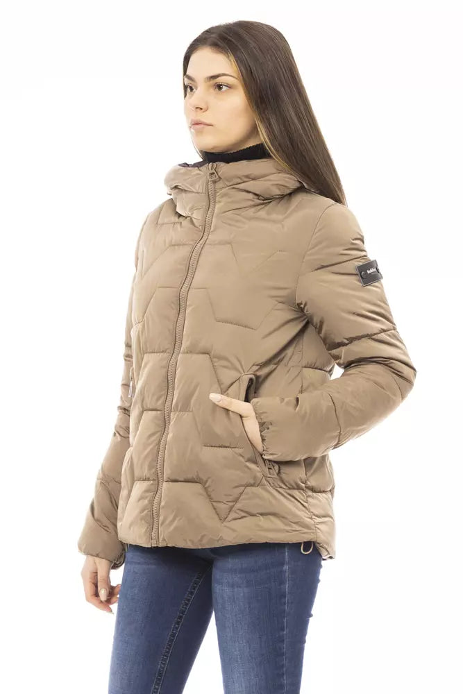 Baldinini Trend Beige Polyester Women Jacket