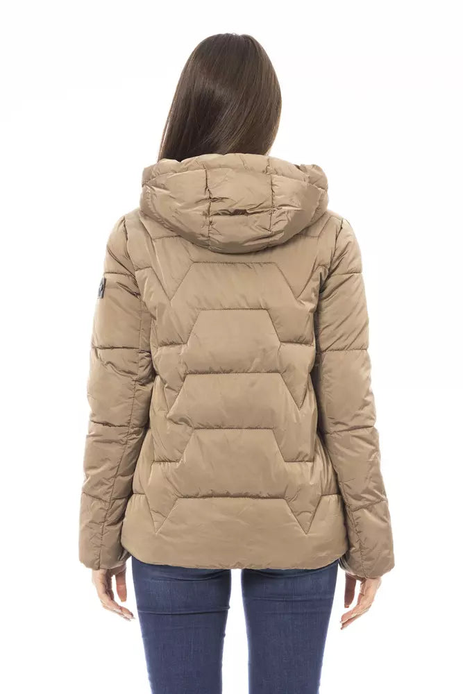 Baldinini Trend Beige Polyester Women Jacket