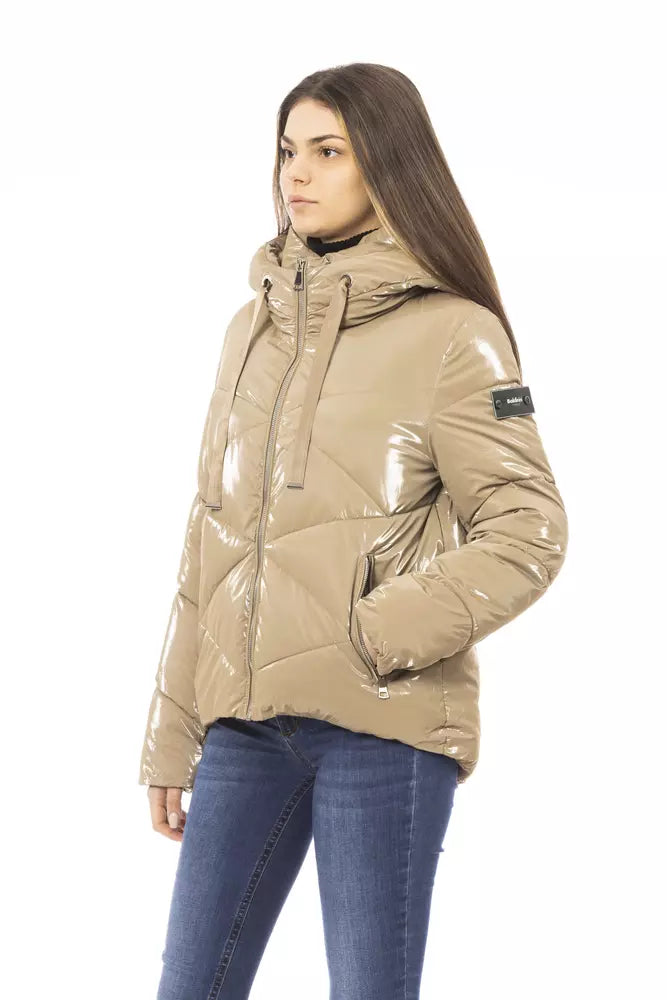 Baldinini Trend Beige Polyester Women Jacket