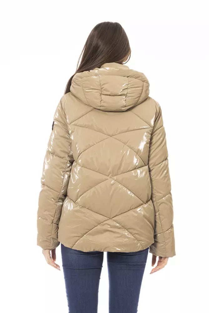 Baldinini Trend Beige Polyester Women Jacket