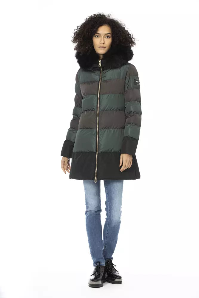 Baldinini Trend Green Polyester Women Jacket