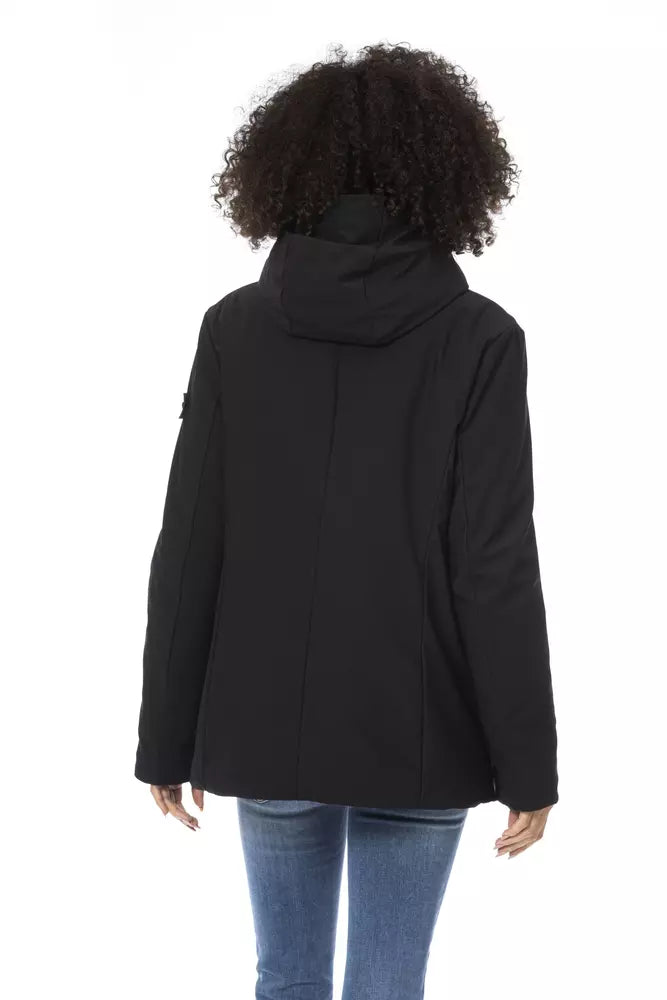 Baldinini Trend Black Polyester Women Jacket