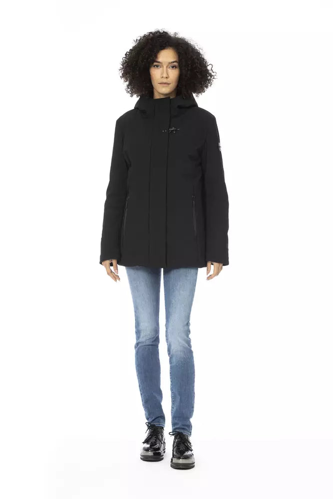 Baldinini Trend Black Polyester Women Jacket