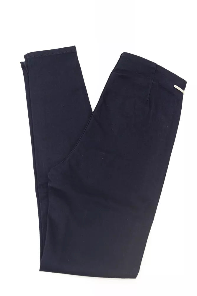 Jacob Cohen Blue Cotton Women Jegging