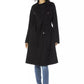 Baldinini Trend Black Wool Women Trench Coat