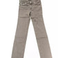 Jacob Cohen Gray Cotton-Like Women Jeans