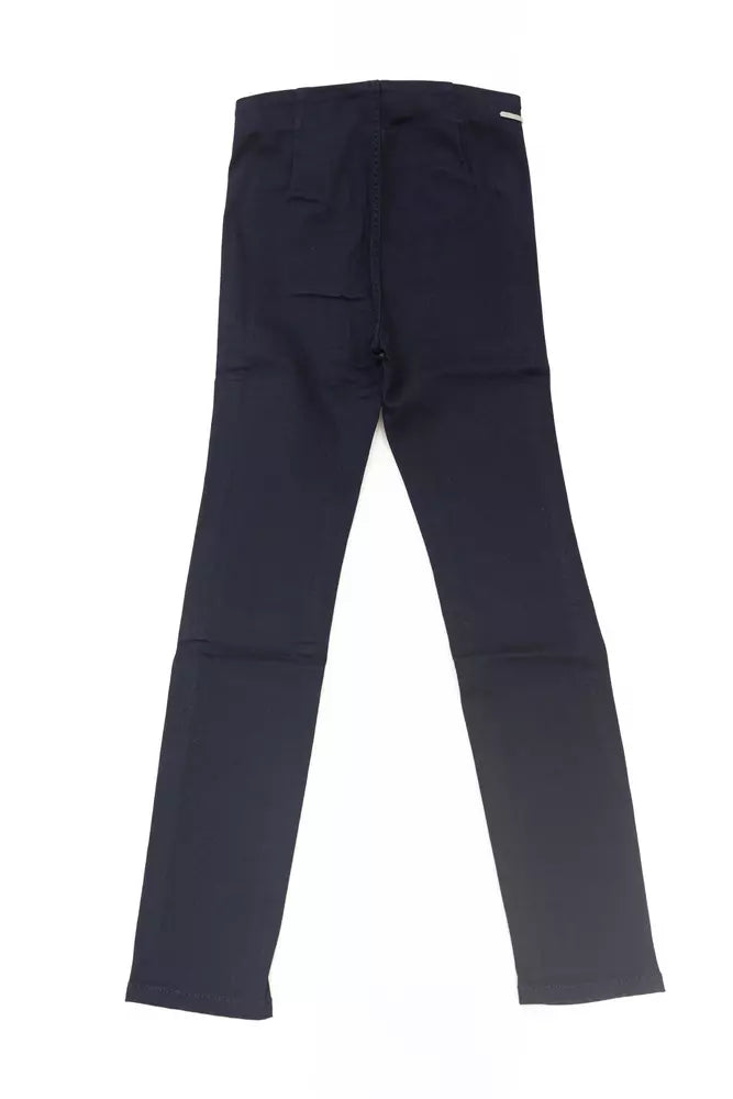 Jacob Cohen Blue Cotton Women Jegging