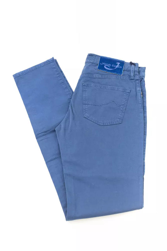 Jacob Cohen Blue Cotton Women Jeans