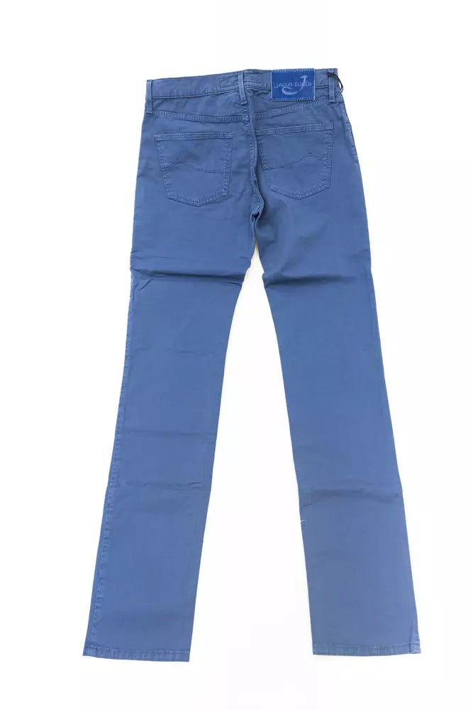 Jacob Cohen Blue Cotton Women Jeans