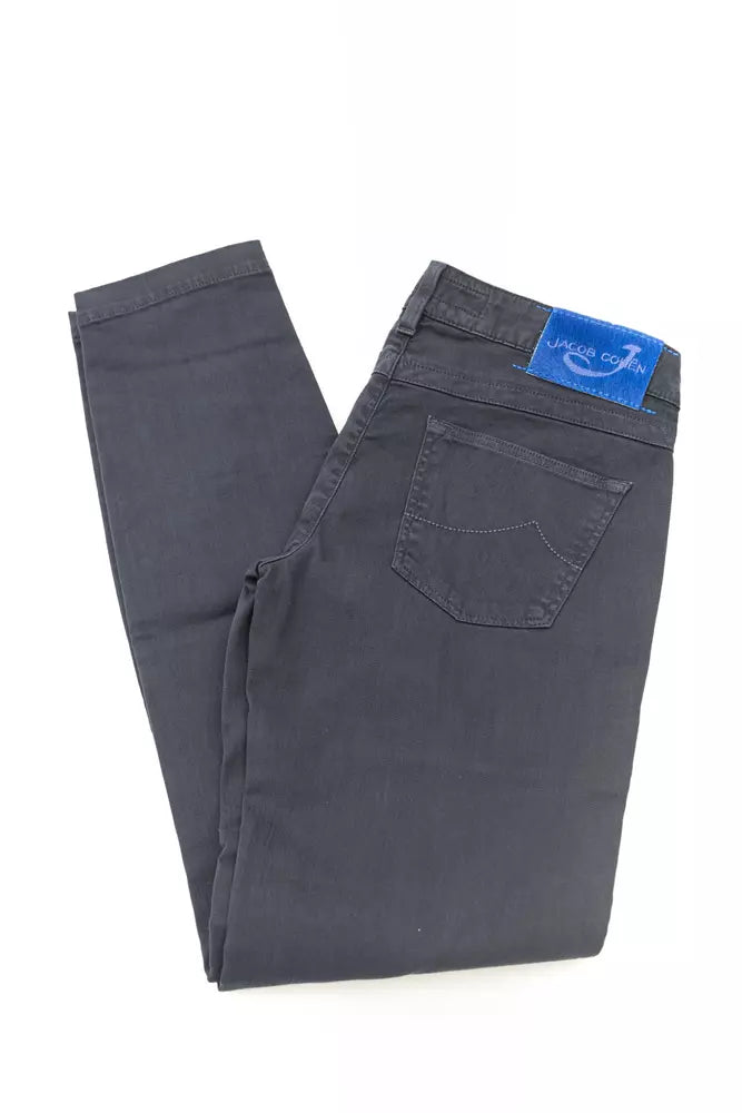 Jacob Cohen Blue Cotton Women Jeans