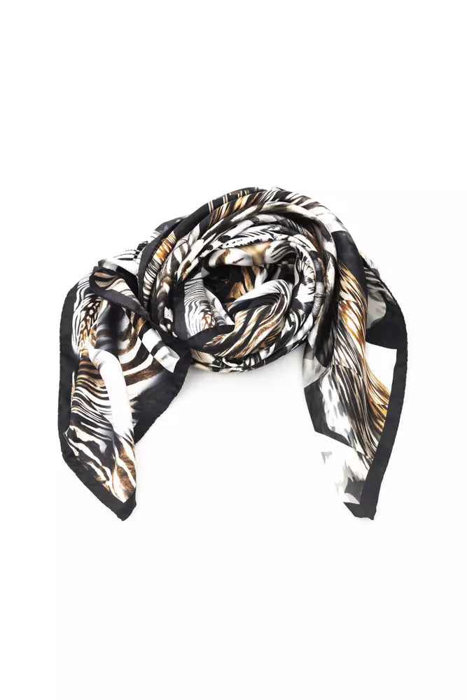 Cavalli Class Multicolor Silk Women Scarf