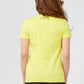 Custo Barcelona Yellow Cotton Women T-Shirt