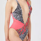 Custo Barcelona Fuchsia Polyester Women Swimsuit