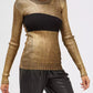 Custo Barcelona Gold Wool Women Sweater