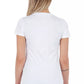 Frankie Morello White Cotton Women TShirt