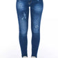 Frankie Morello Blue Denim Women Jeans