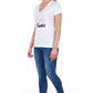 Frankie Morello White Cotton Women TShirt