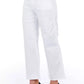 Frankie Morello White Cotton Women Trouser