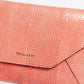 Trussardi Pink Leather Women Clutch