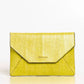 Trussardi Yellow Leather Women Clutch