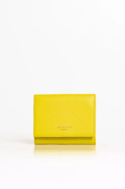 Trussardi Yellow Leather Women Wallet