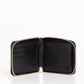 Trussardi Black Leather Women Wallet