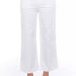 Frankie Morello White Cotton Women Trouser