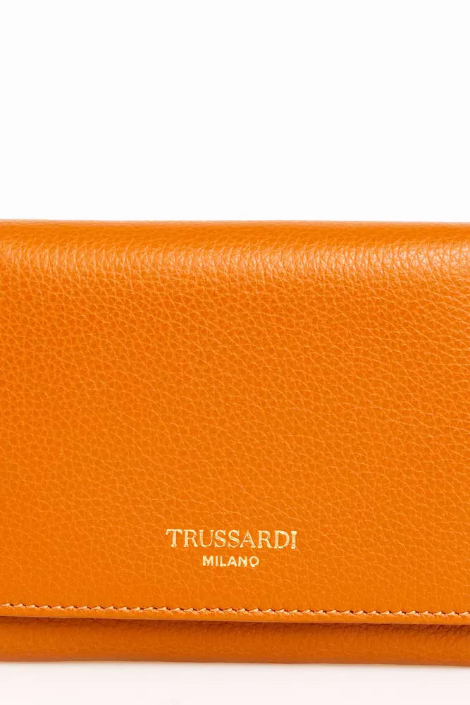 Trussardi Beige Leather Women Wallet