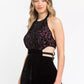 Trussardi Black Velvet Women Dress