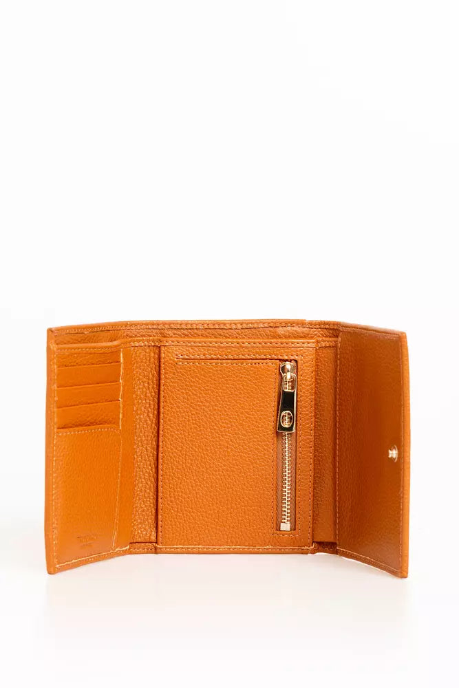 Trussardi Beige Leather Women Wallet