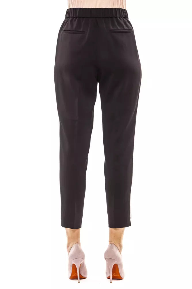 Peserico Blue Viscose Women Pants