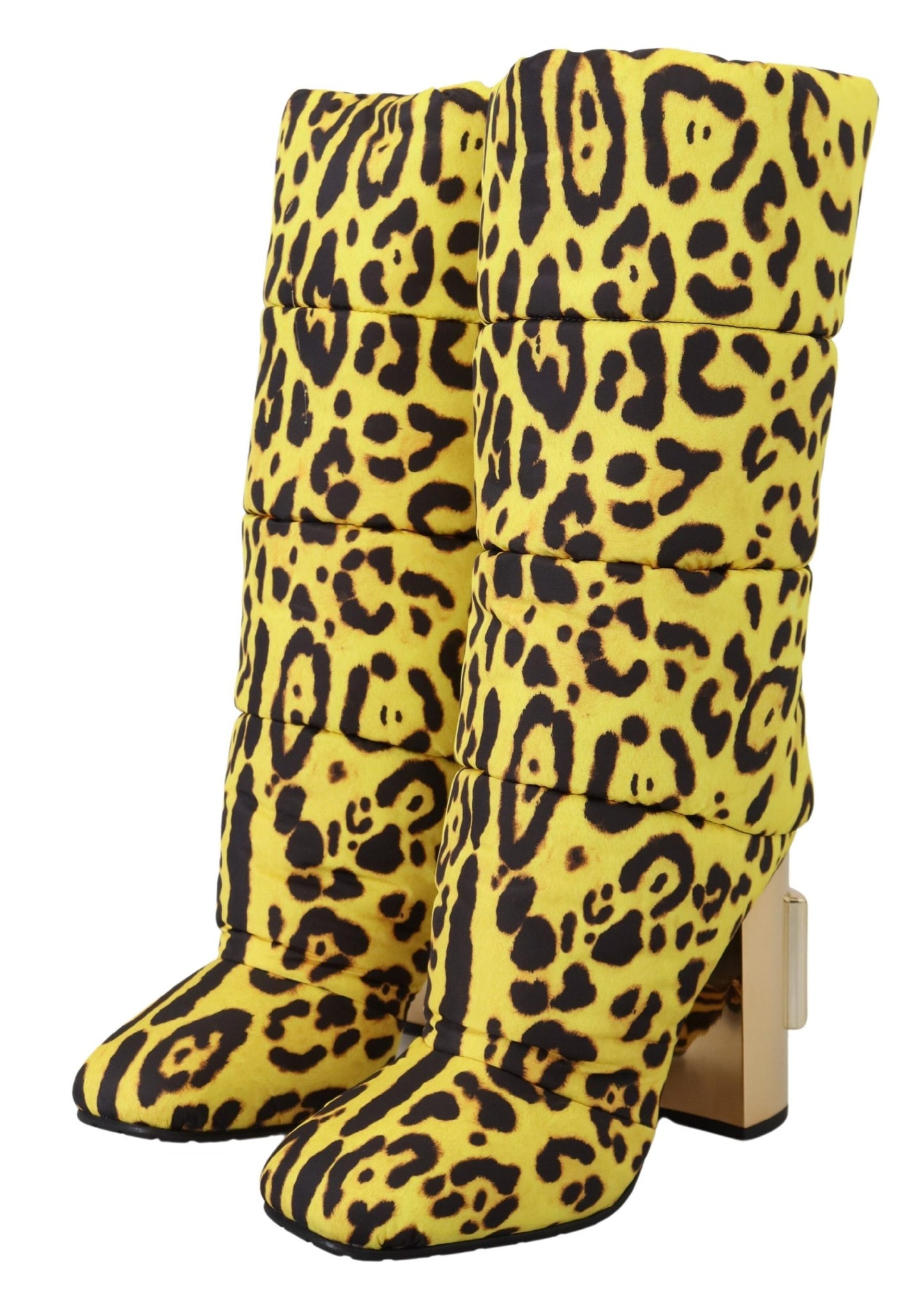 Dolce & Gabbana Chic Leopard Print Jackie Boots