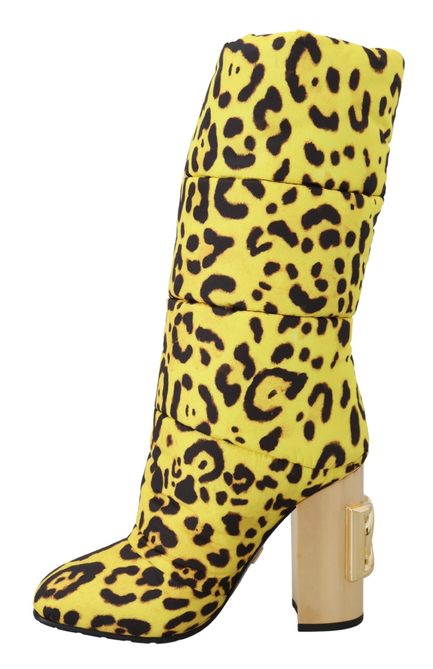 Dolce & Gabbana Chic Leopard Print Jackie Boots