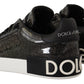 Dolce & Gabbana Chic Portofino Patent Leather Sneakers