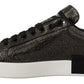 Dolce & Gabbana Chic Portofino Patent Leather Sneakers