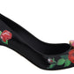 Dolce & Gabbana Elegant Floral Crystal Pumps