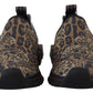 Dolce & Gabbana Chic Leopard Print Cotton Sneakers