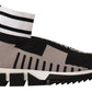 Dolce & Gabbana Chic Monochrome Sorrento Sneakers