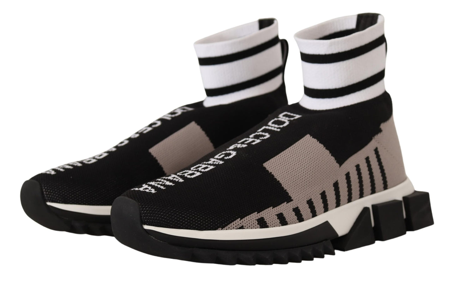 Dolce & Gabbana Chic Monochrome Sorrento Sneakers