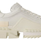 Dolce & Gabbana Chic White Super Queen Leather Sneakers