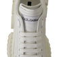 Dolce & Gabbana Chic White Super Queen Leather Sneakers