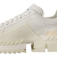 Dolce & Gabbana Chic White Super Queen Leather Sneakers