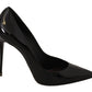 Dolce & Gabbana Elegant Black Patent Leather Heels