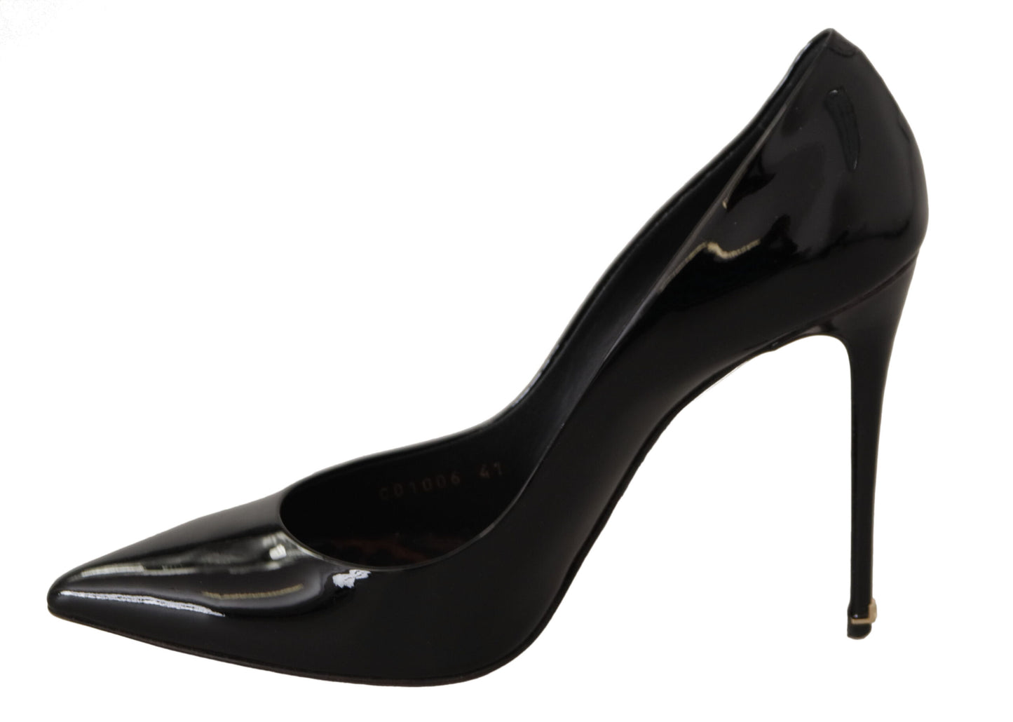 Dolce & Gabbana Elegant Black Patent Leather Heels