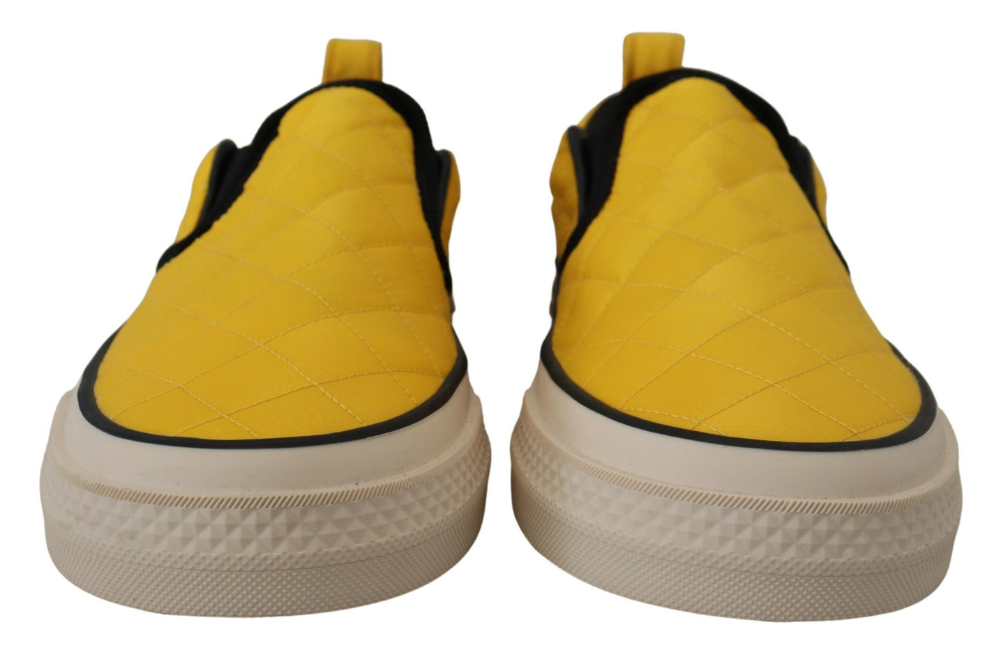 Dolce & Gabbana Chic Yellow Slip-On Sneakers for Women