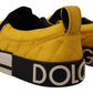 Dolce & Gabbana Chic Yellow Slip-On Sneakers for Women